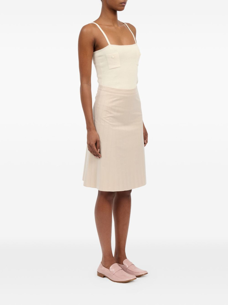 pleated poplin skirt 3