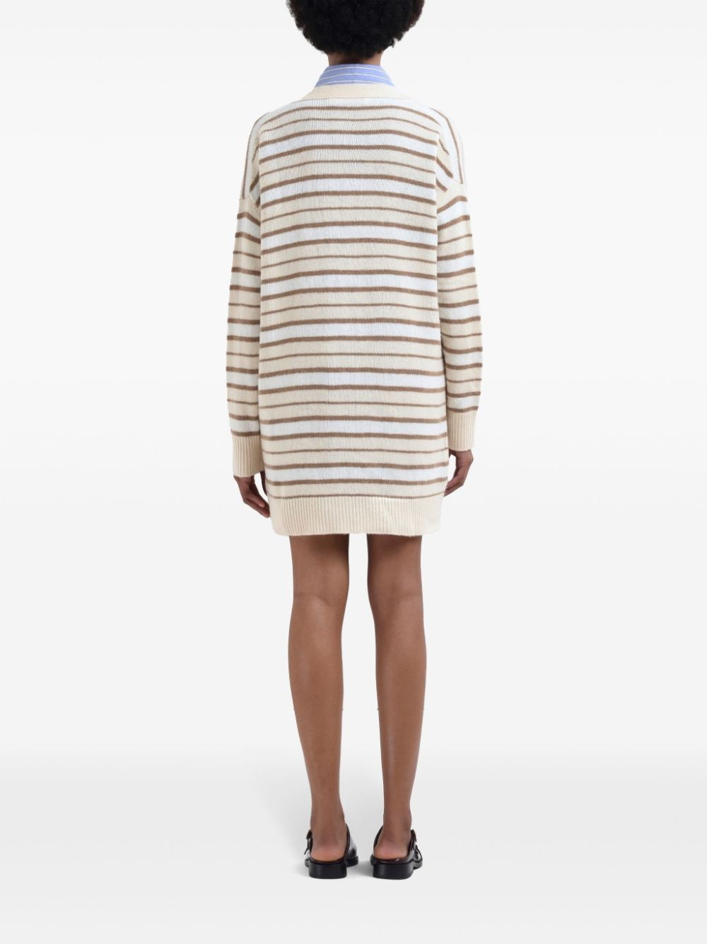 striped cardigan - 4