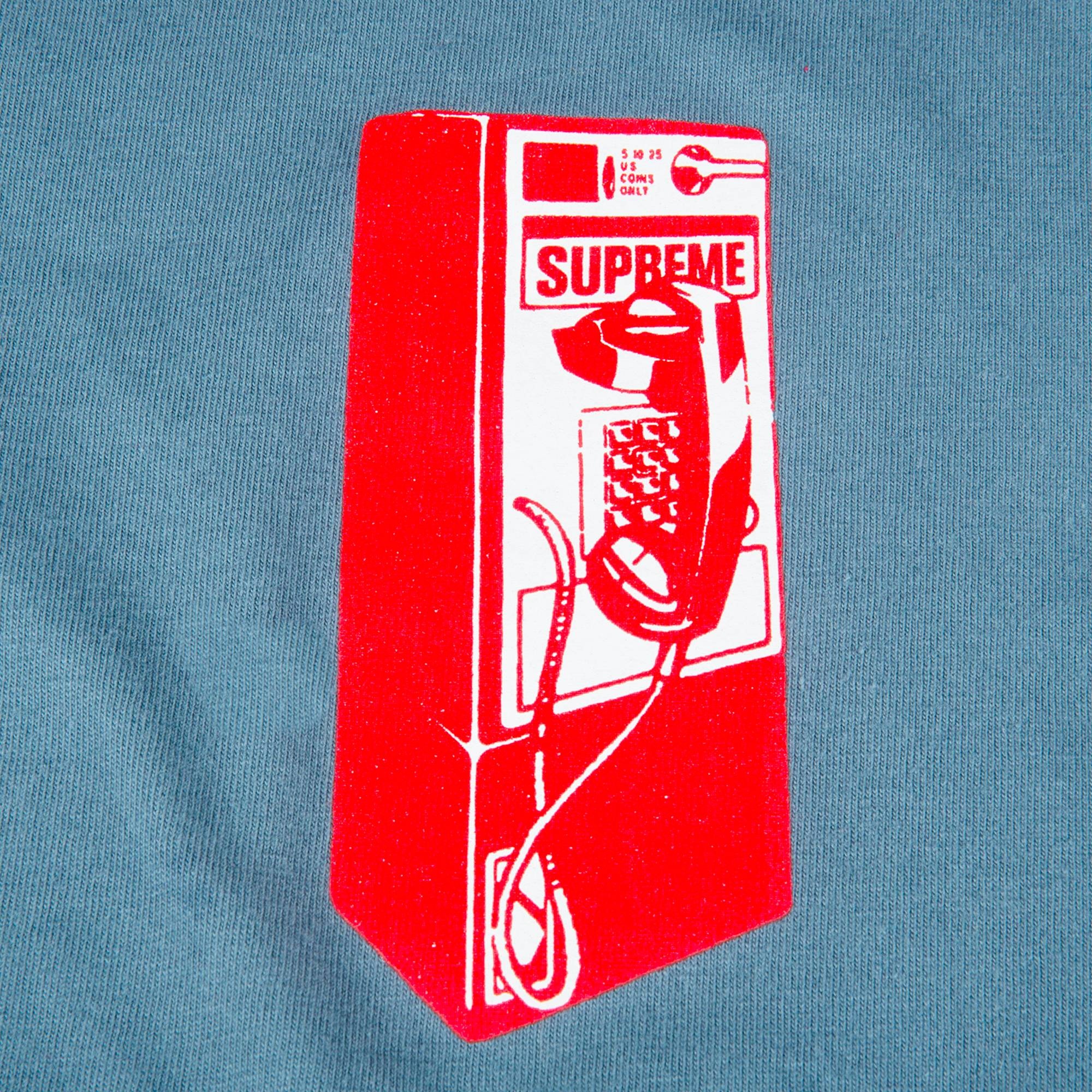 Supreme Payphone T-Shirt 'Slate' - 2