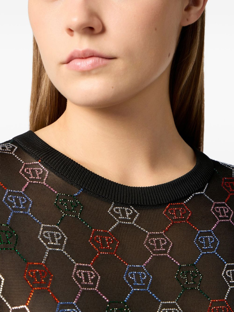 monogram knit T-shirt 5