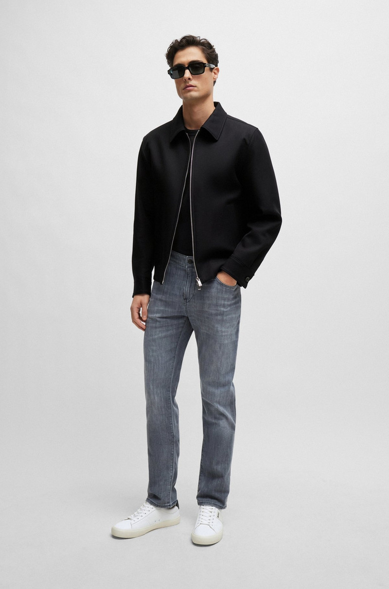 BOSS SLIM-FIT JEANS IN BLUE COMFORT-STRETCH DENIM outlook