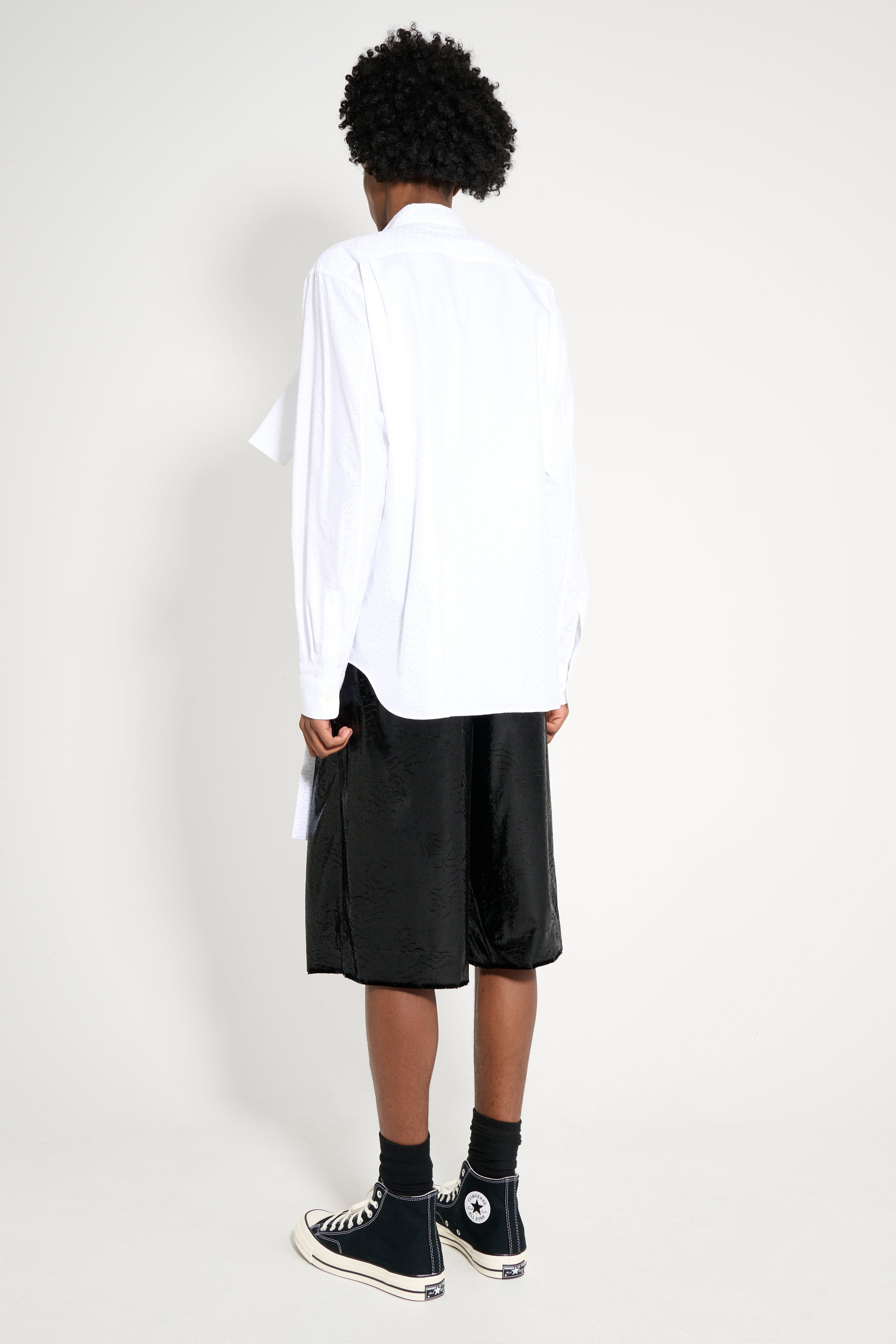 COMME DES GARÇONS HOMME PLUS SHORTS SHINY BLACK - 3