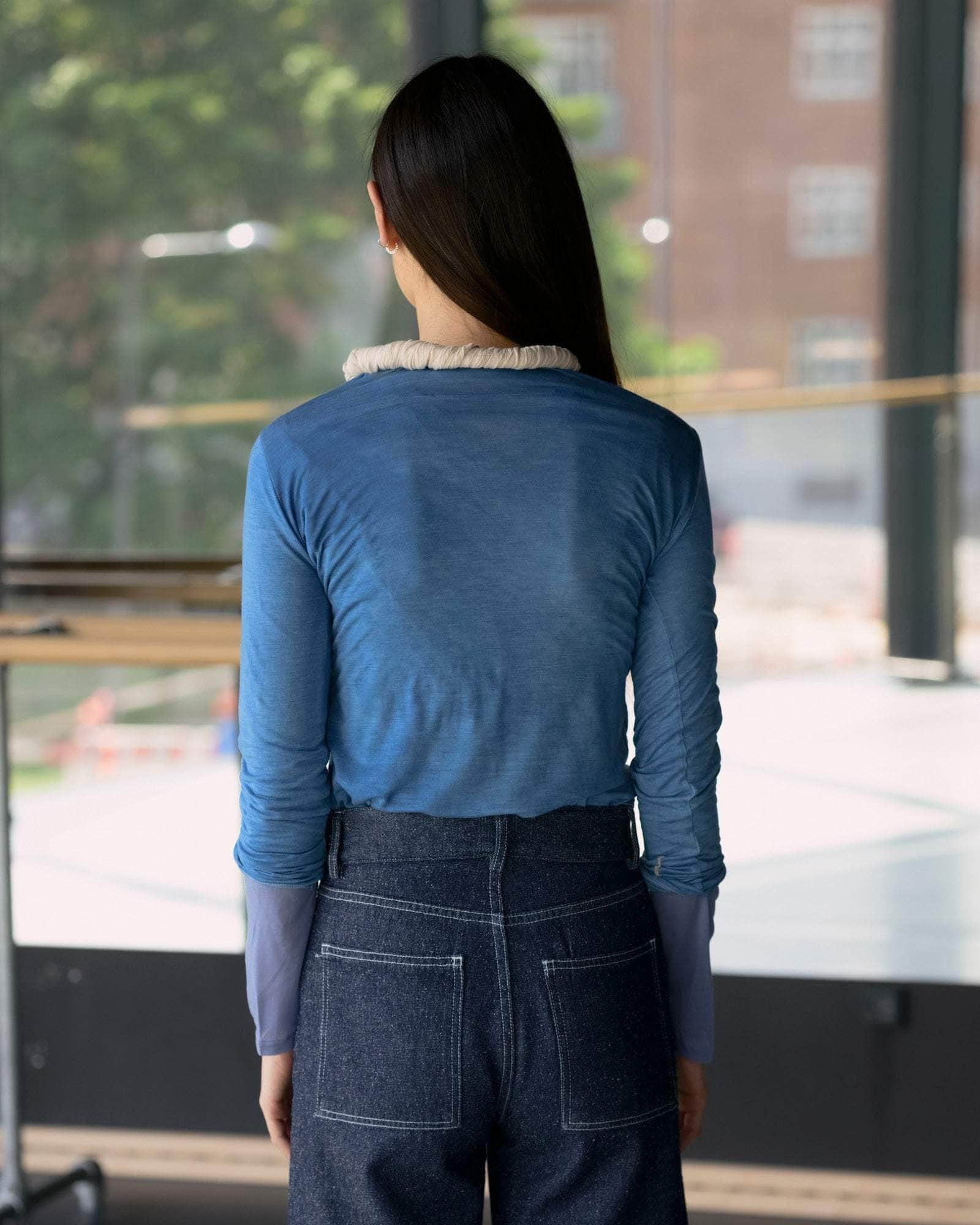 Repair - Long Sleeve Tee No.127 - Deadstock Lyocell - 2