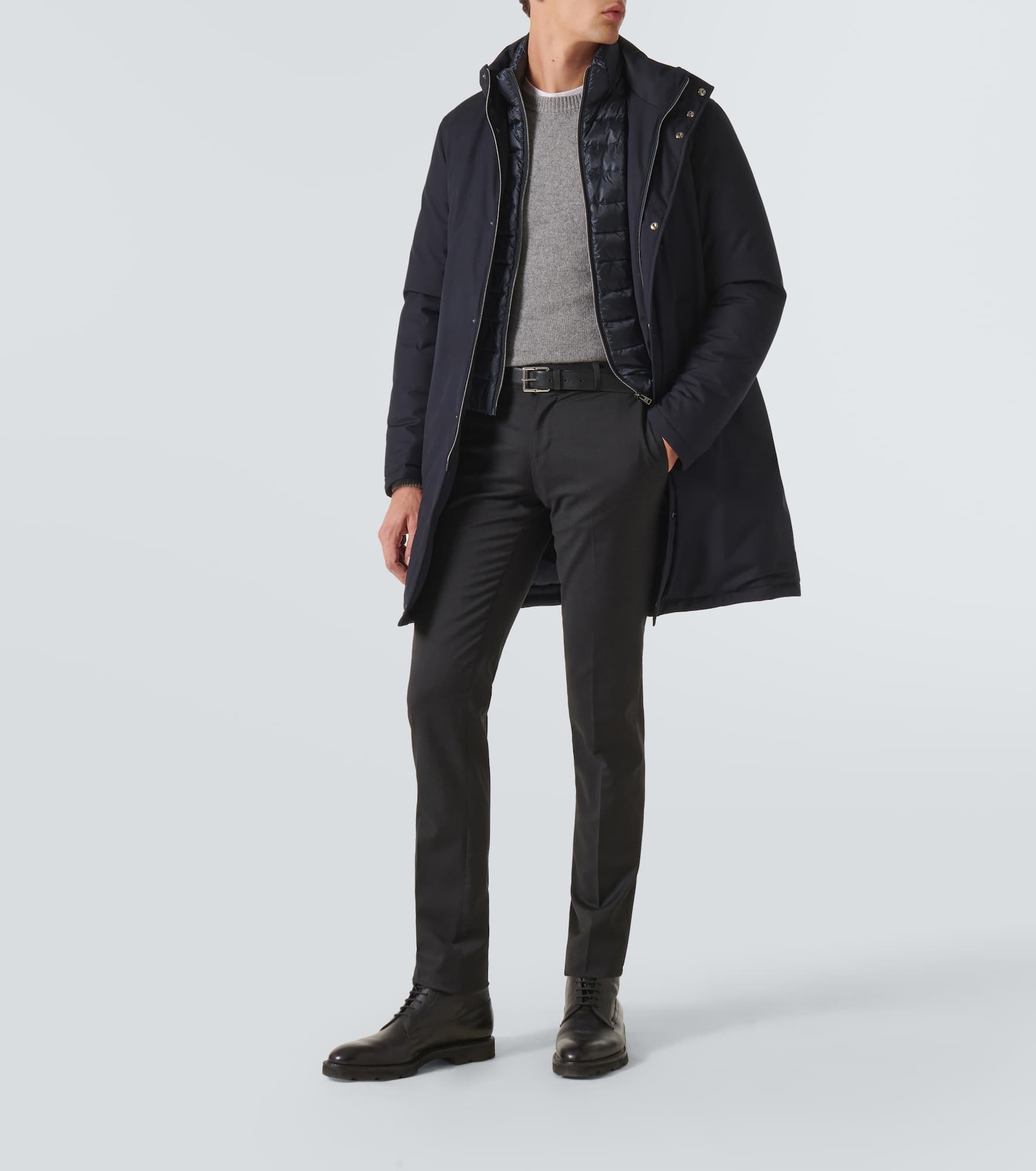 Paneled down coat - 2