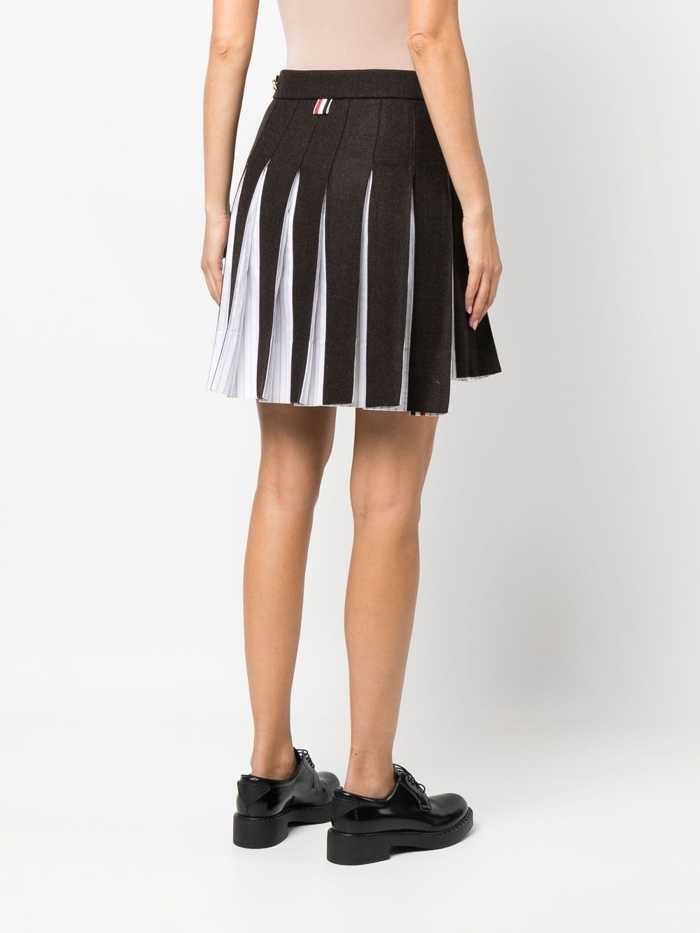 wool-blend pleated skirt - 4