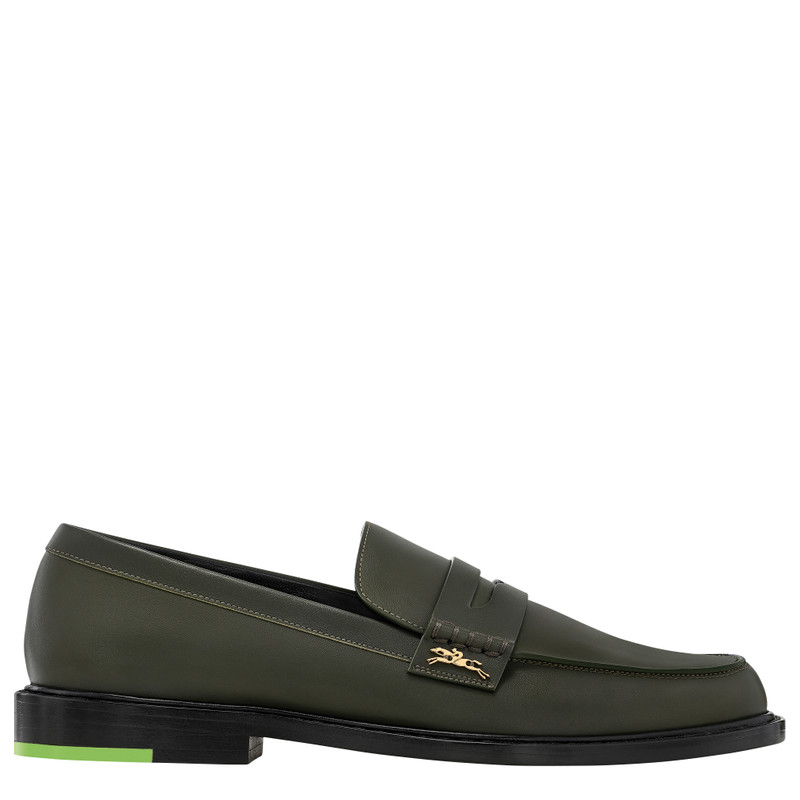 Au Sultan Loafer Khaki - Leather 1