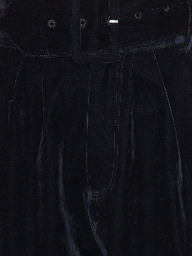 belted tapered trousers 4