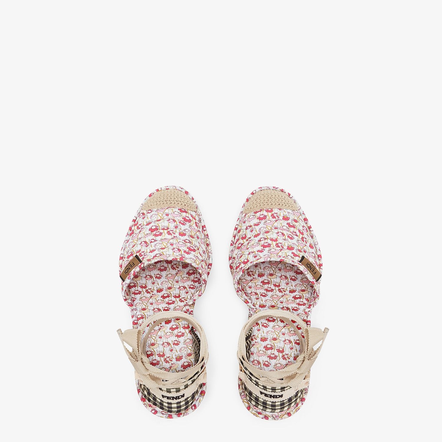 Multicolor cotton espadrilles - 4