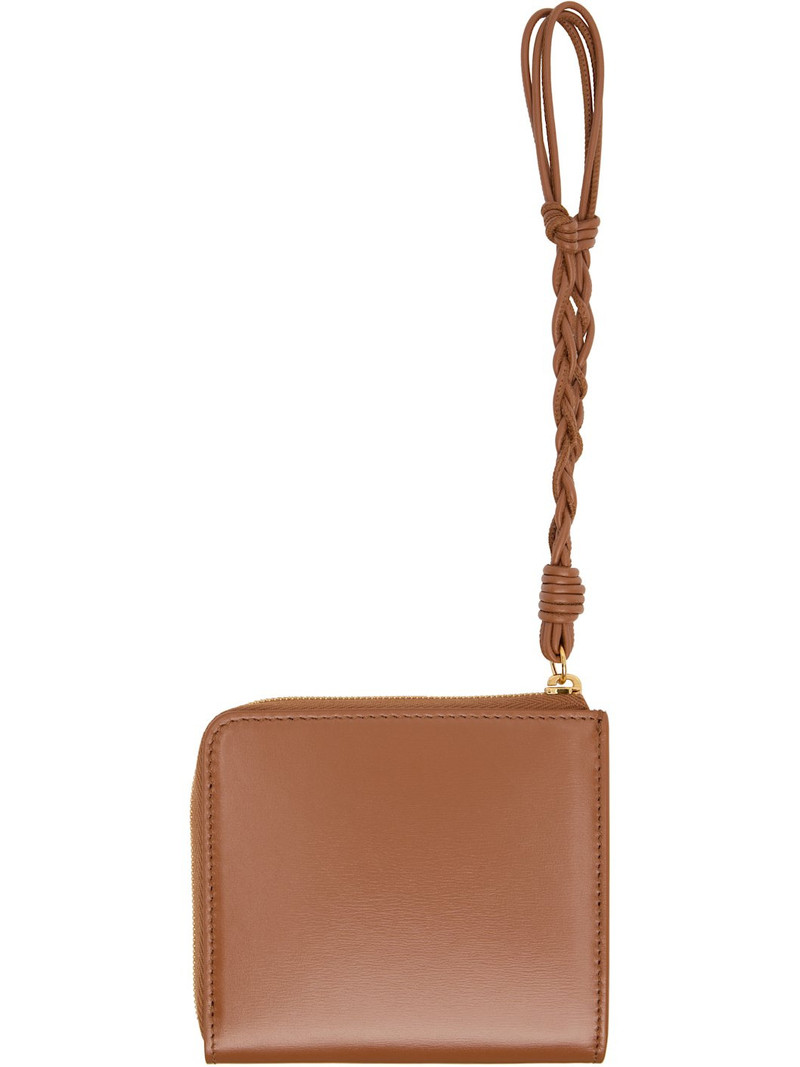 Jil Sander Brown Tangle Wallet outlook