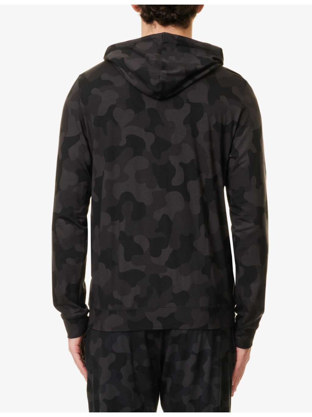 London Camouflage-Print Modal-Blend Hoody - 4