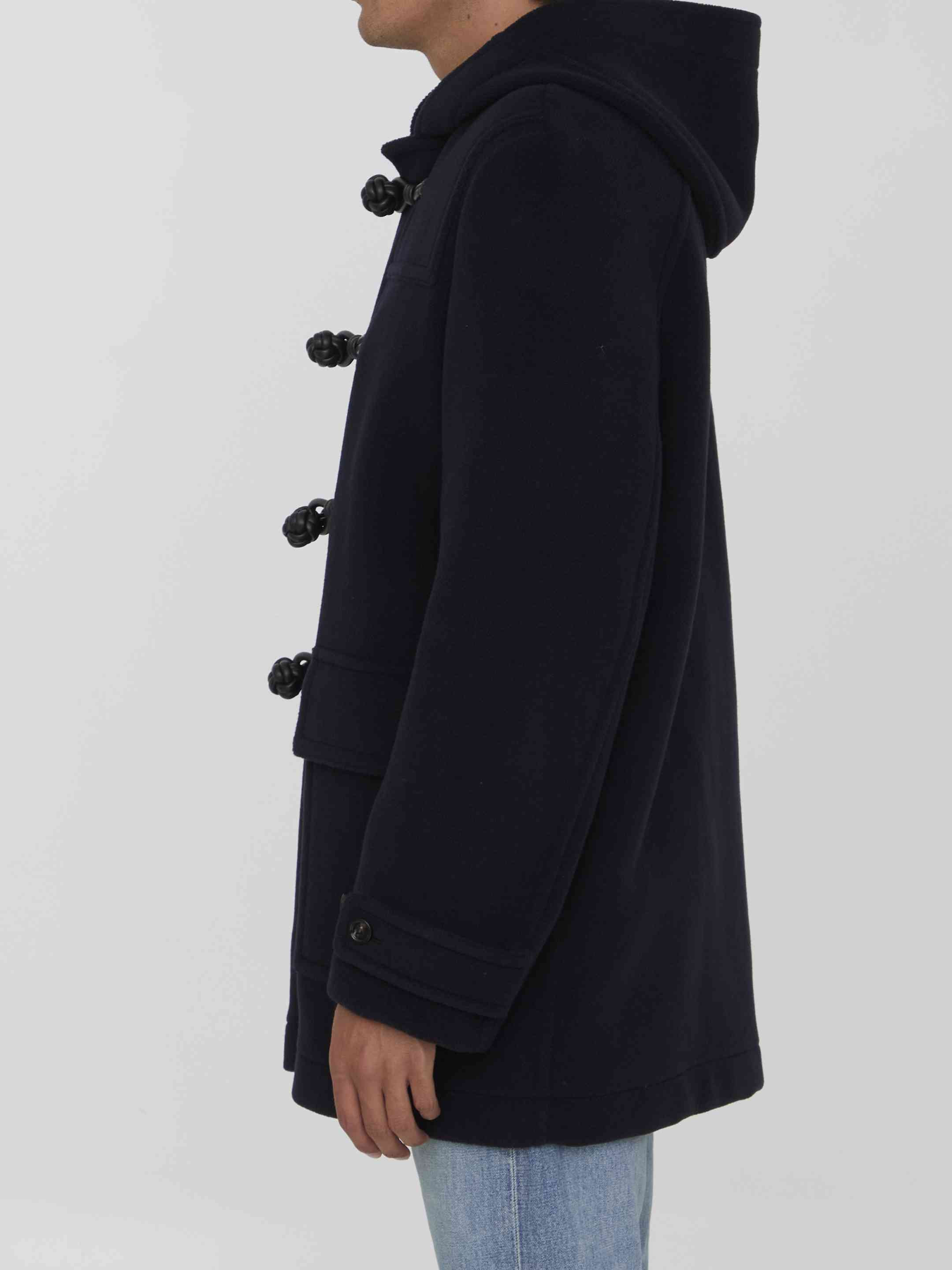 Bottega Veneta Men Duffle Coat In Wool - 3
