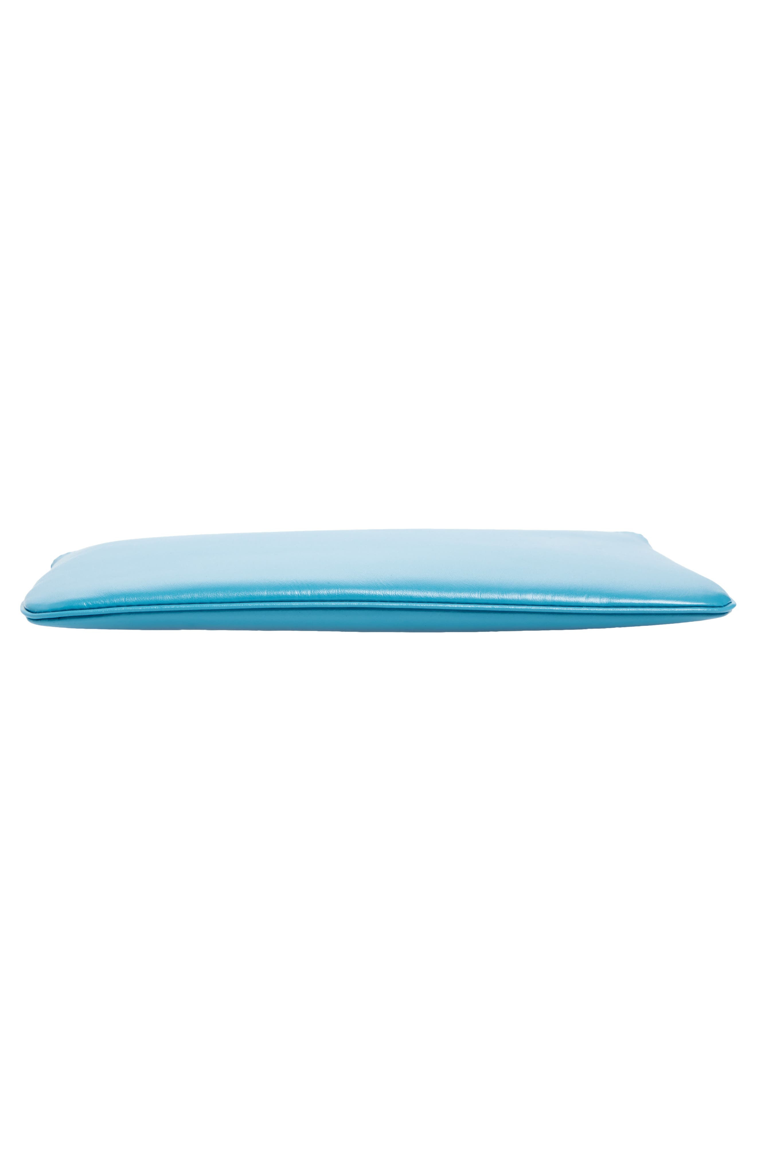 Comme des Garçons Medium Classic Leather Zip-Up Pouch in Blue at Nordstrom - 5