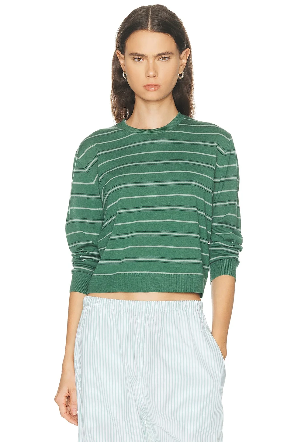 James Stripe Classic Crewneck Top - 1