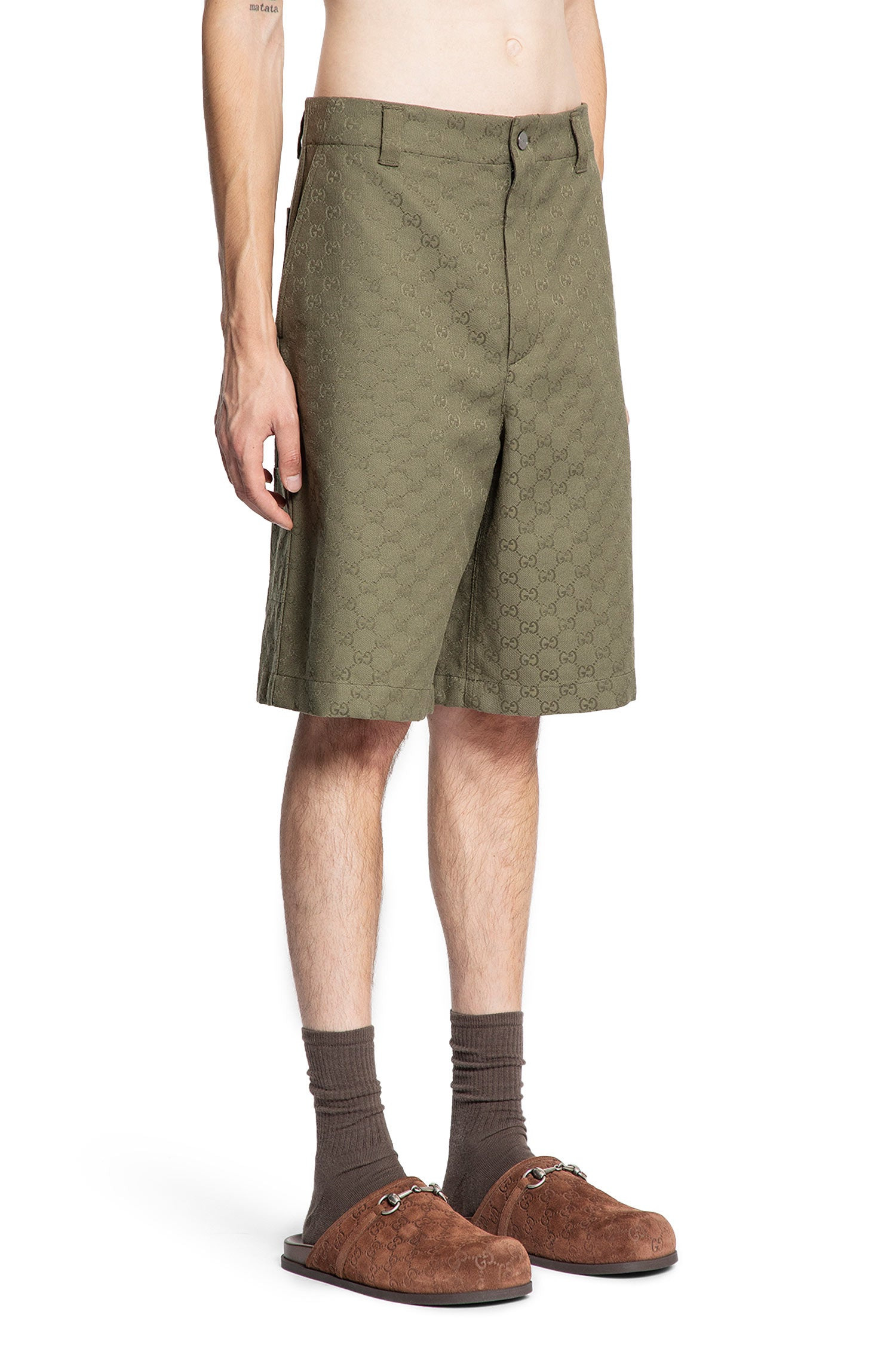 Gg-Cotton-Workwear-Shorts - 2