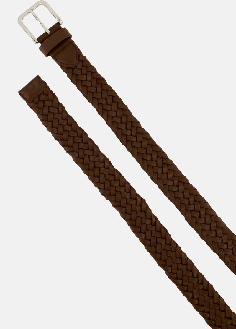 Men's Alex 35mm Woven Leather Belt 3