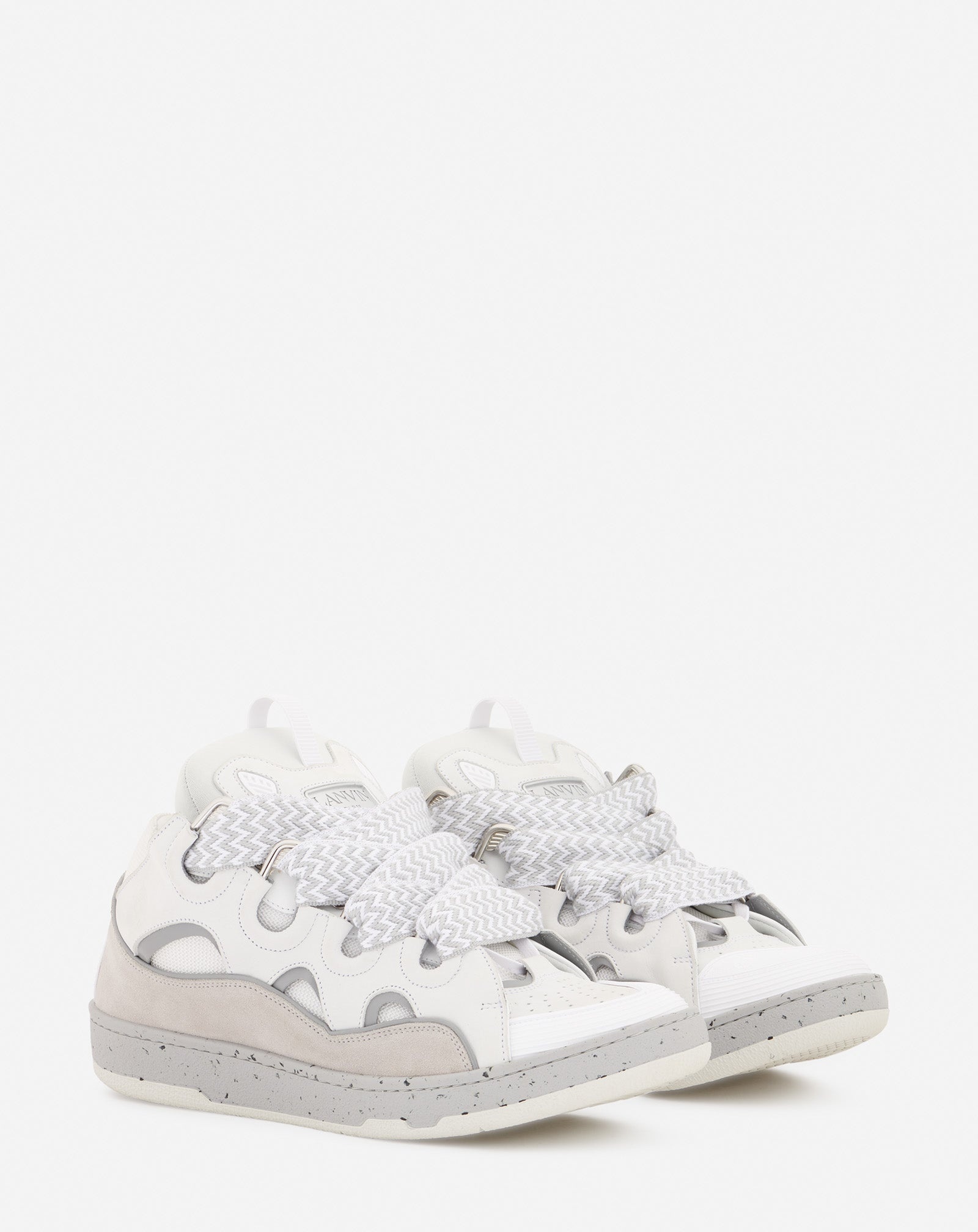 LEATHER CURB SNEAKERS - 2