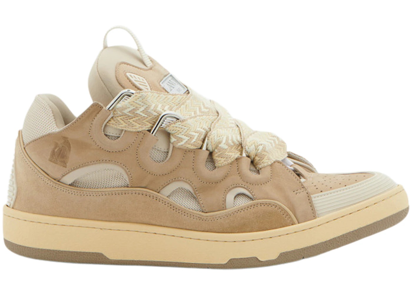 Lanvin Curb Sneaker Ecru - 1