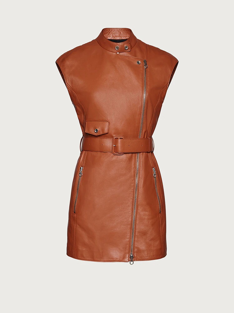 SLEEVELESS NAPPA DRESS - 1
