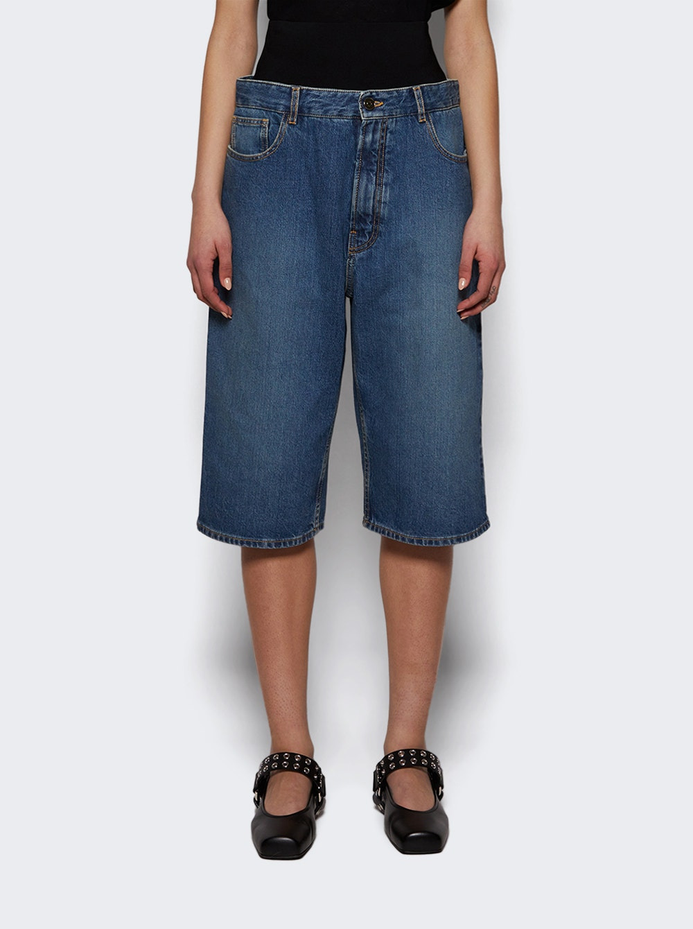 Knit Band Short Bleu Vintage - 2