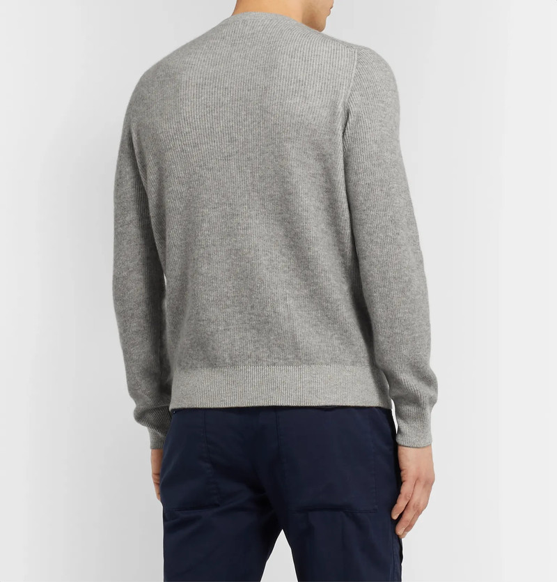 Ribbed Cashmere Sweater 5