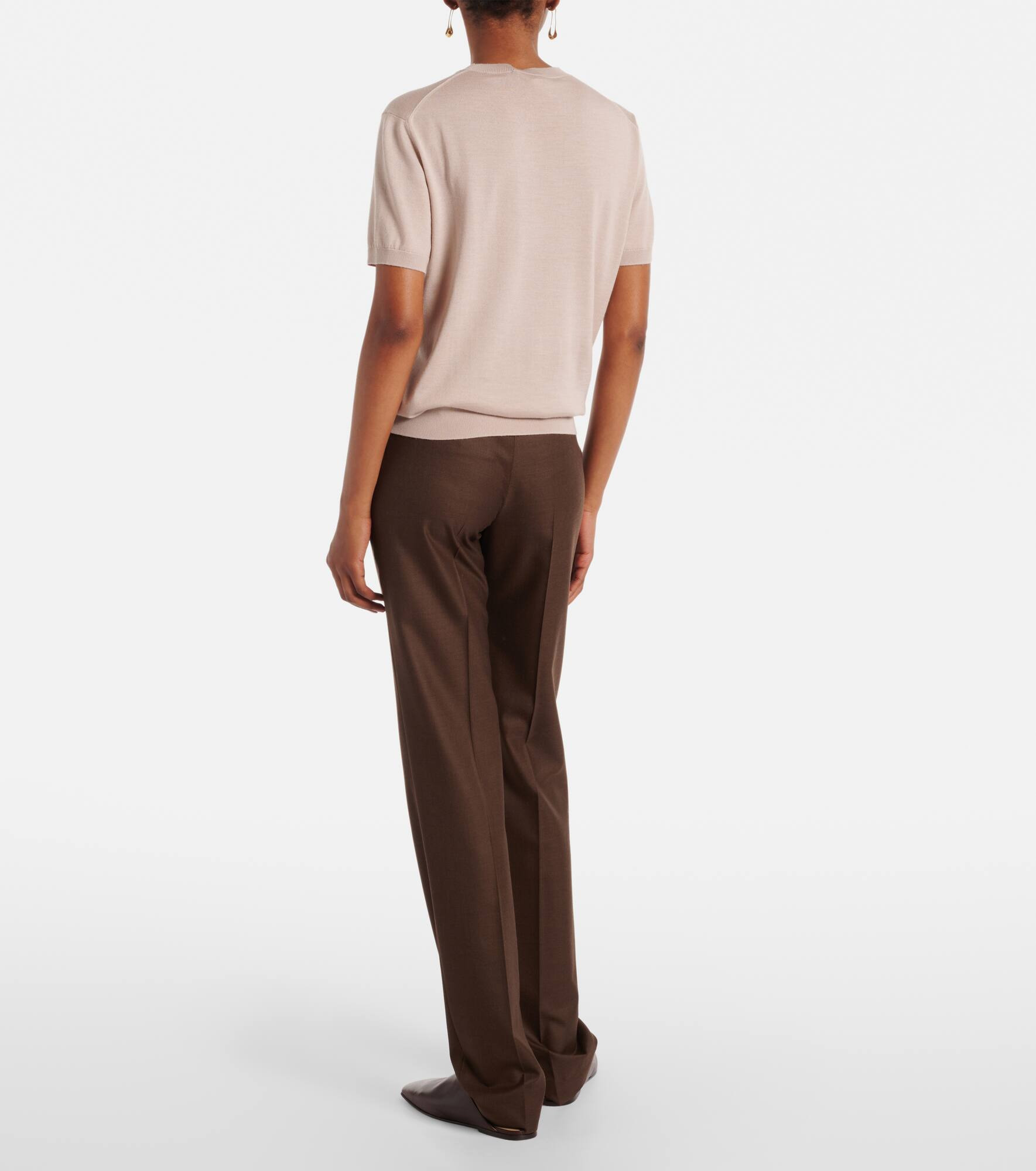 Sottile wool, silk and cashmere sweater - 3