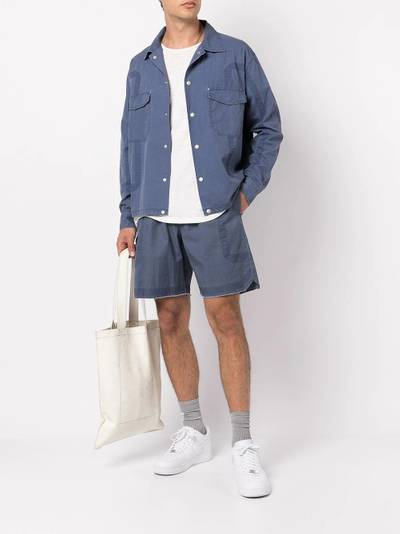 John Elliott cotton poplin Frame II snap shirt outlook