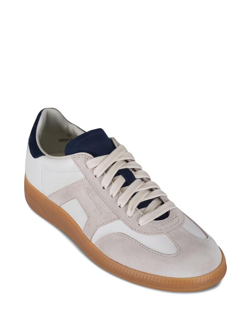 Santoni Olympic panelled sneakers outlook