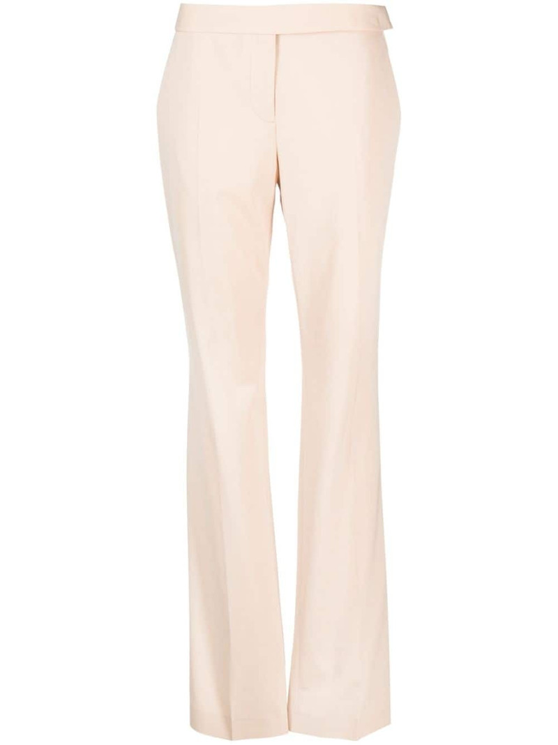 straight-leg wool-blend trousers 1