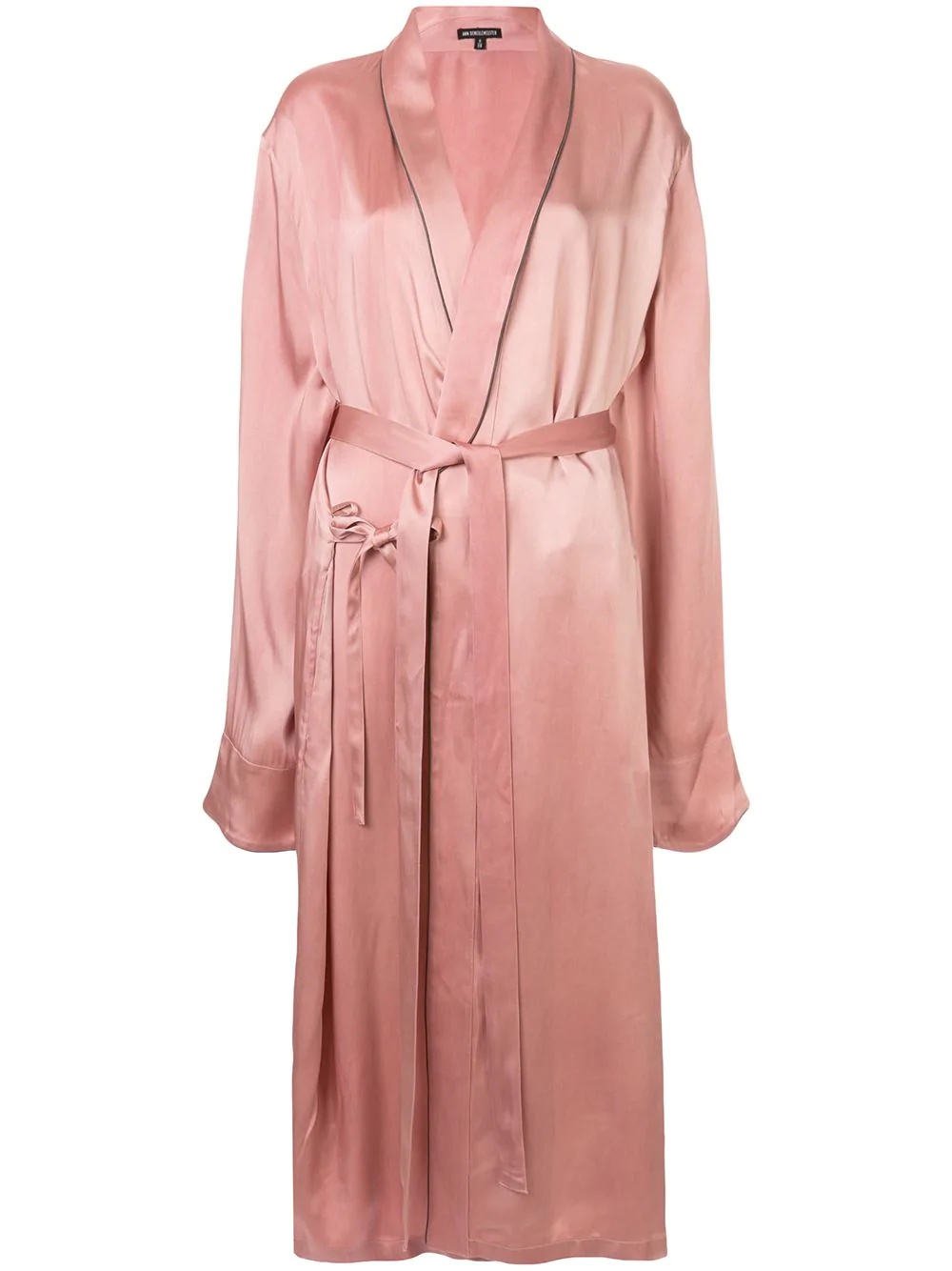 loose fit long kimono jacket - 1