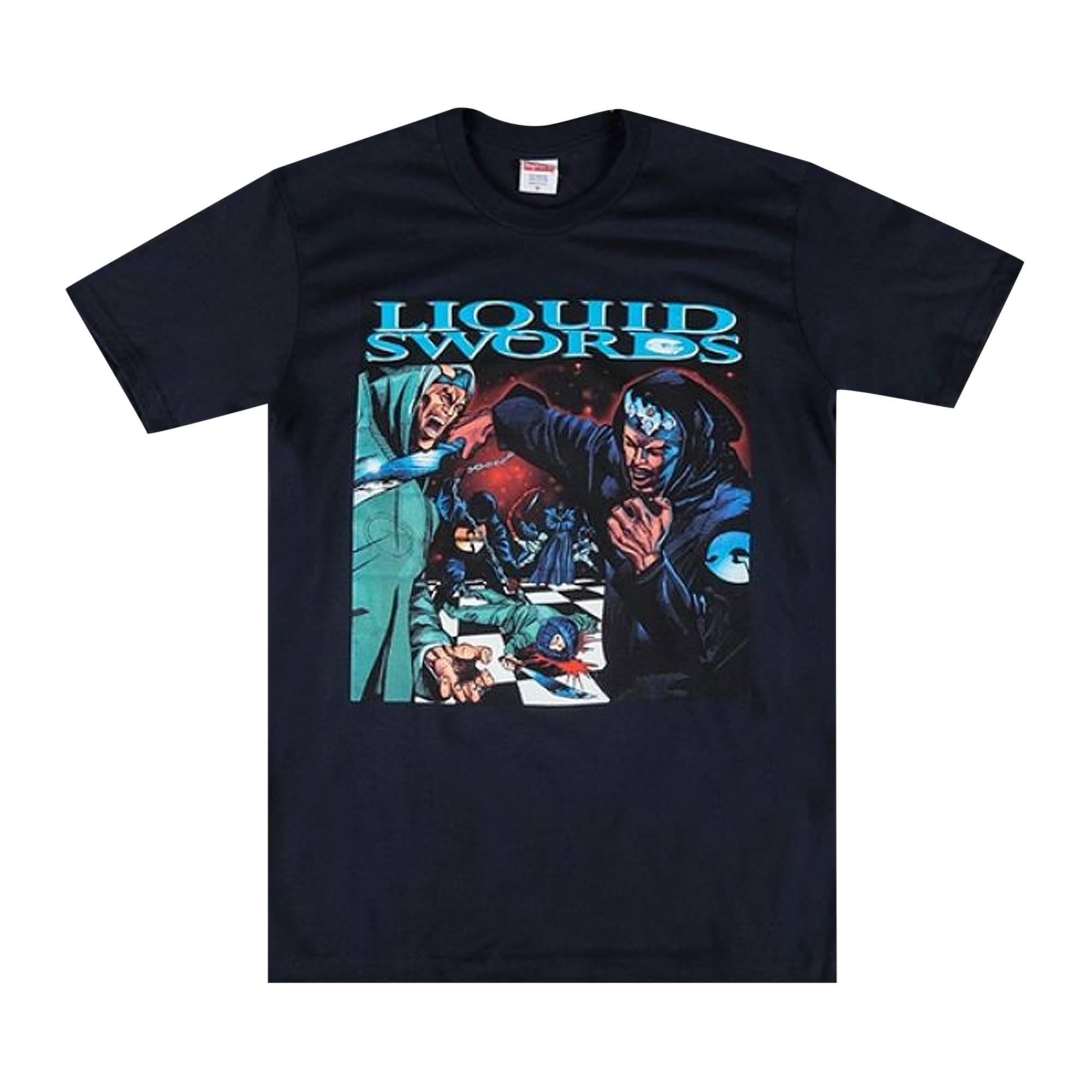 Supreme Liquid Swords Tee 'Navy' - 1