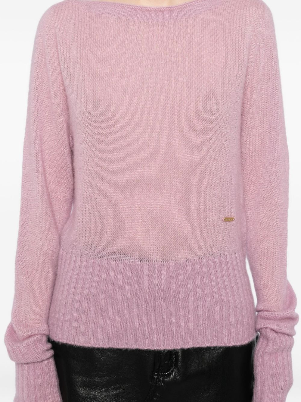 boat-neck sweater - 5
