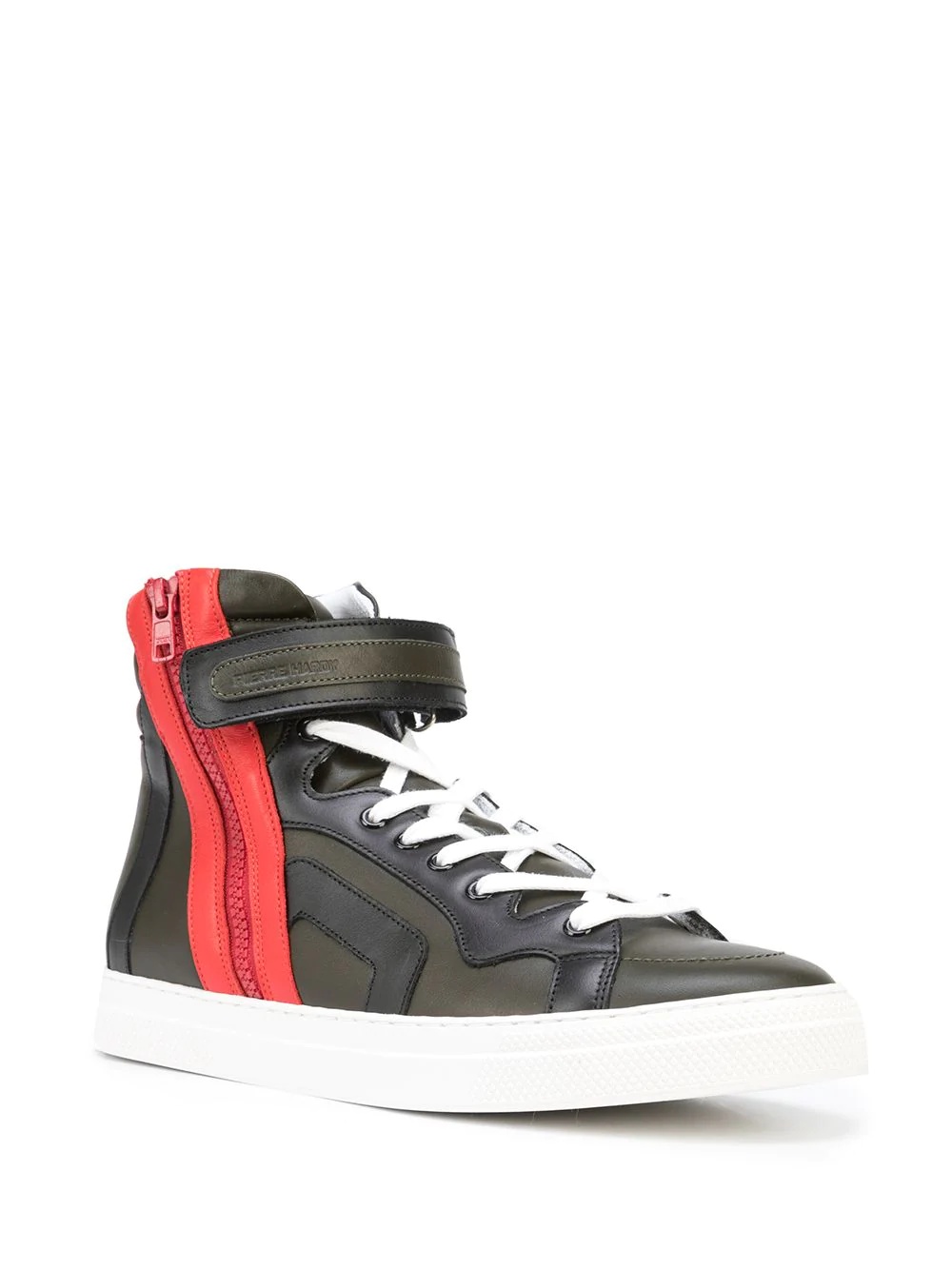 high-top lace-up trainers - 2