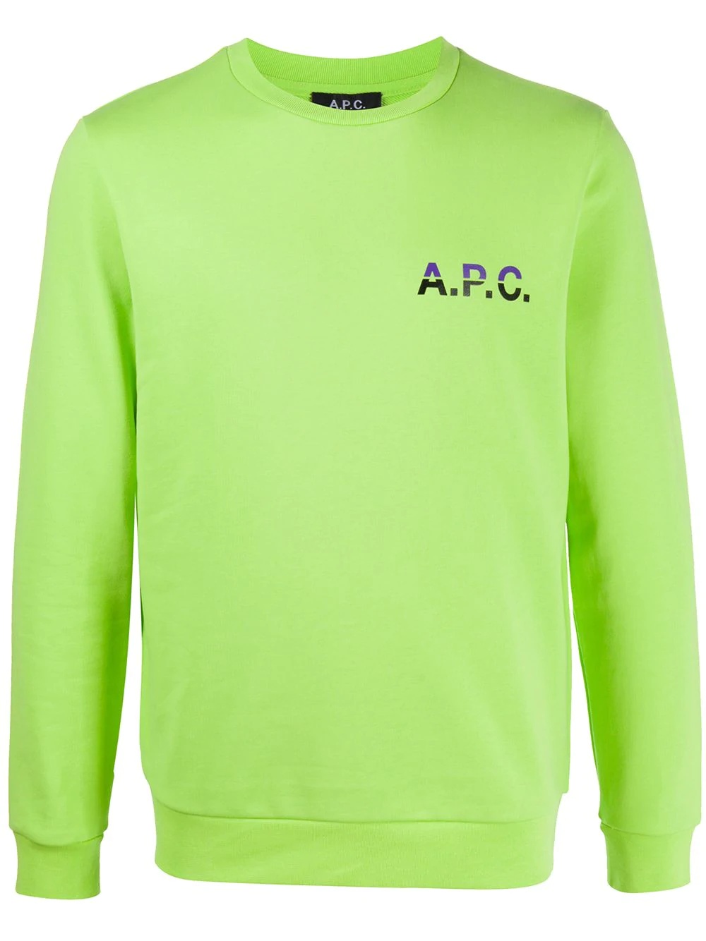 logo print sweatshirt - 1