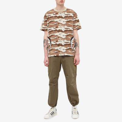 A BATHING APE® A Bathing Ape Desert Camo Side Shark Tee outlook