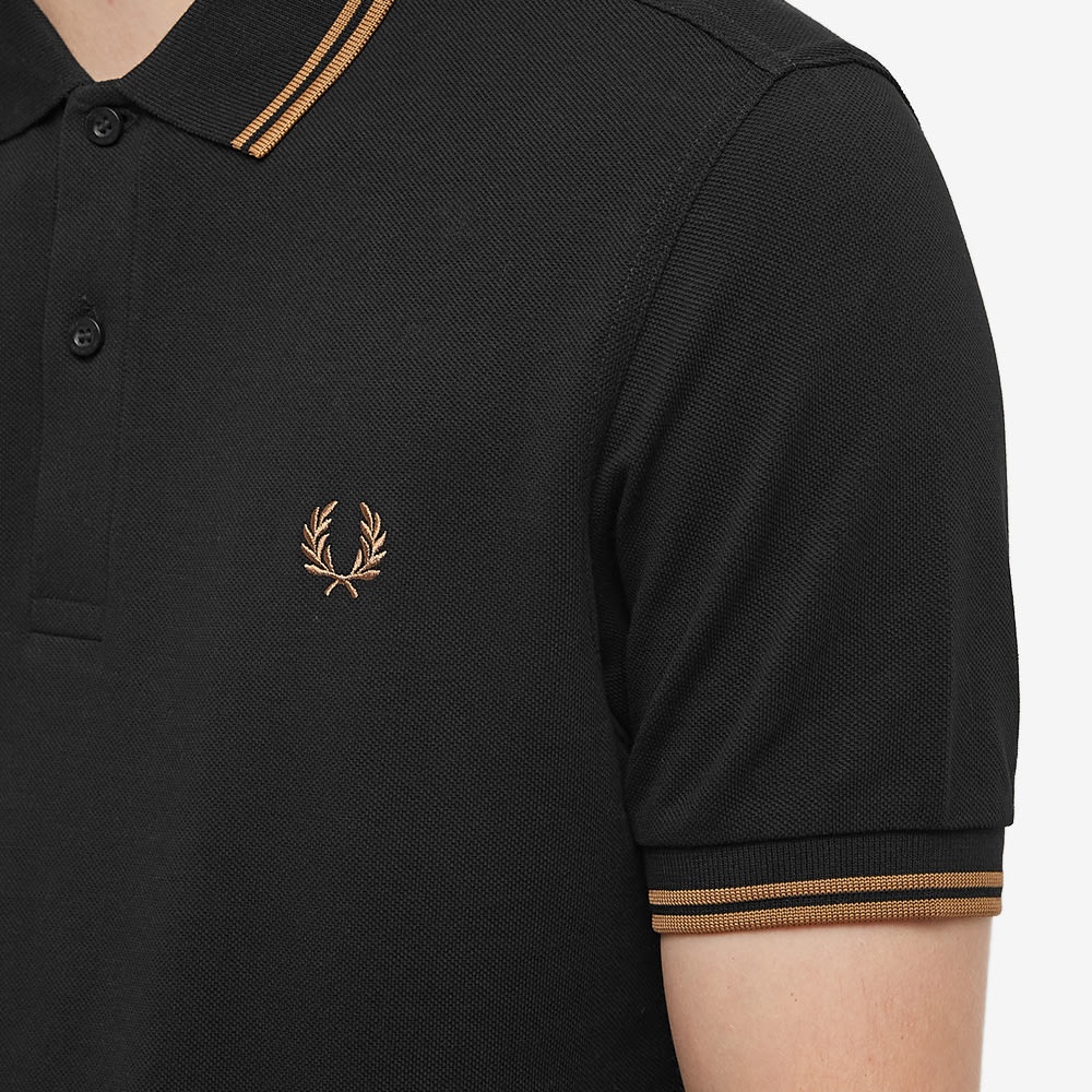 Fred Perry Slim Fit Twin Tipped Polo - 5