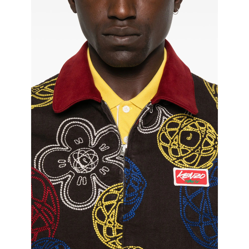 Kenzo Brown Jackets - Bomber Jackets Men - 2
