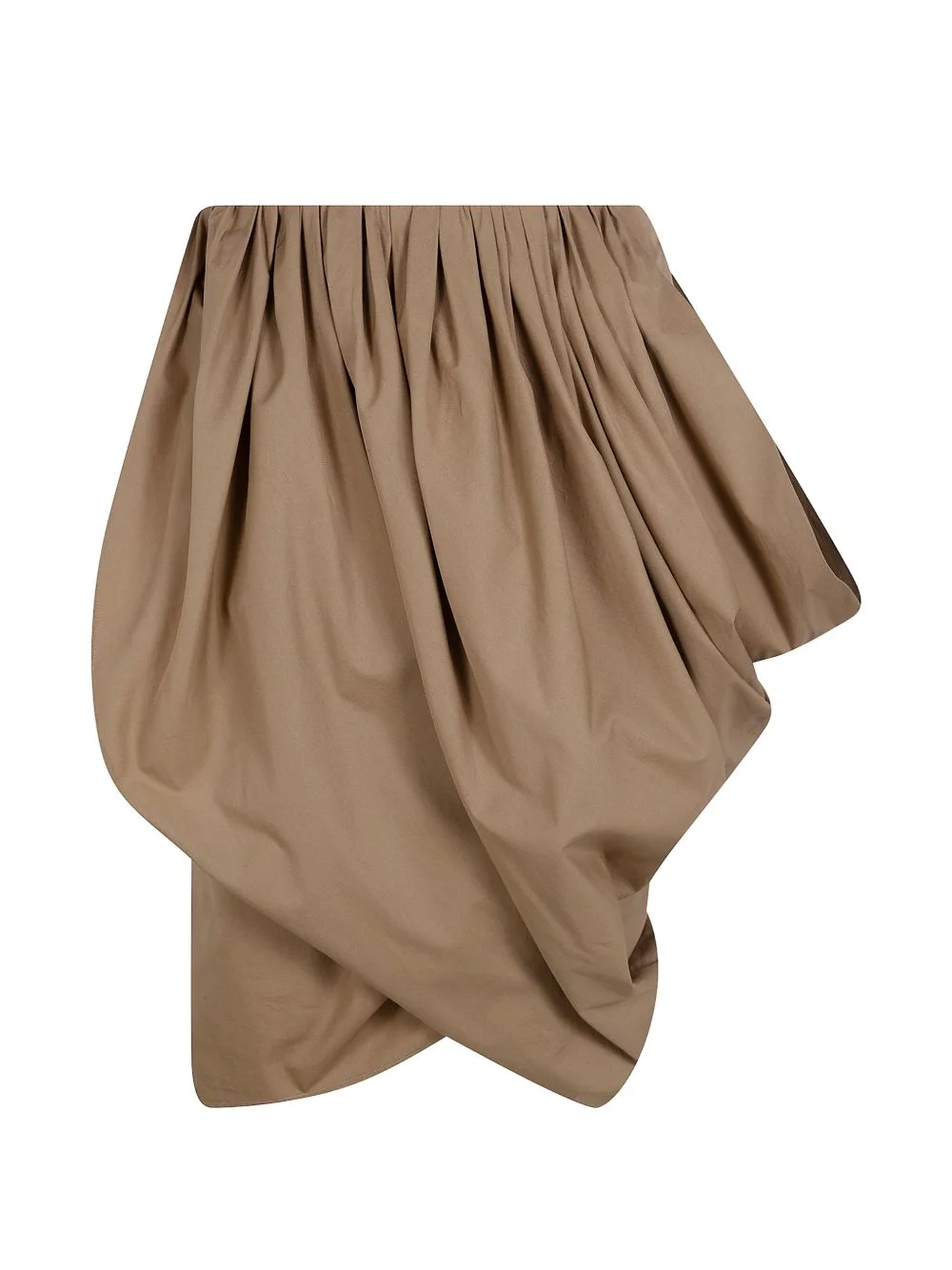 draped pleated skirt - 1