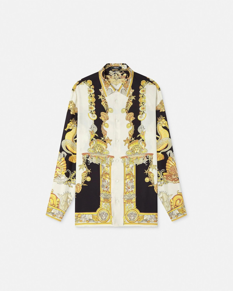 Coral Theatre Silk Shirt - 1