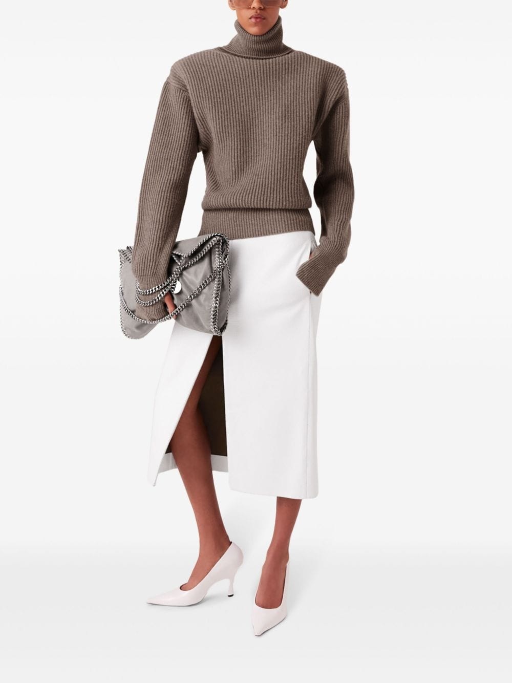 long-sleeve turtleneck jumper - 4