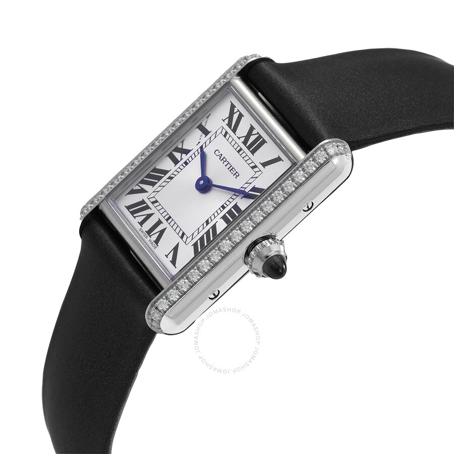 Cartier Tank Quartz Diamond Silver Dial Ladies Watch W4TA0016 - 2