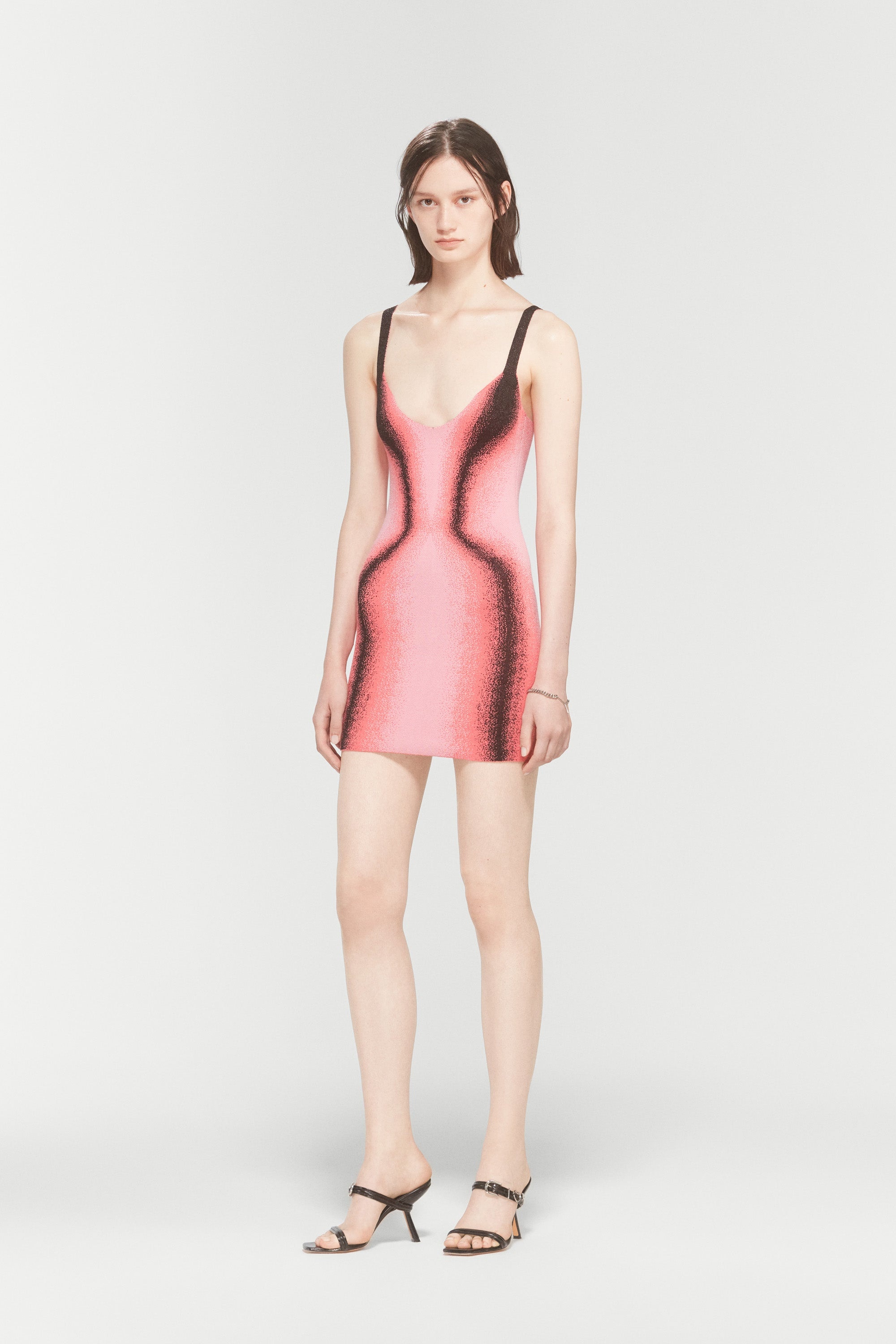 GRADIENT KNIT MINI DRESS - 5