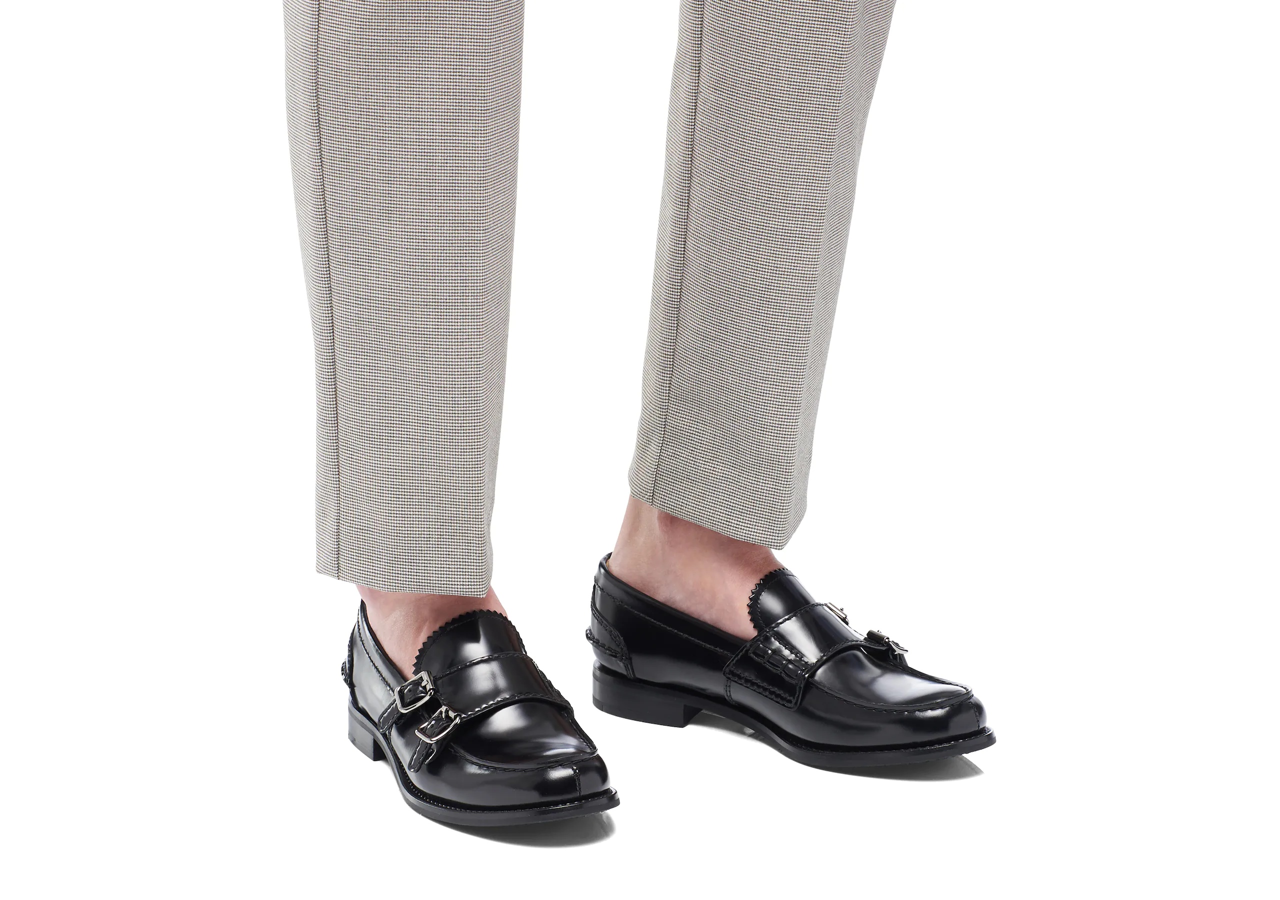 Backford 2w
Polished Fumè Monk Loafer Black - 5