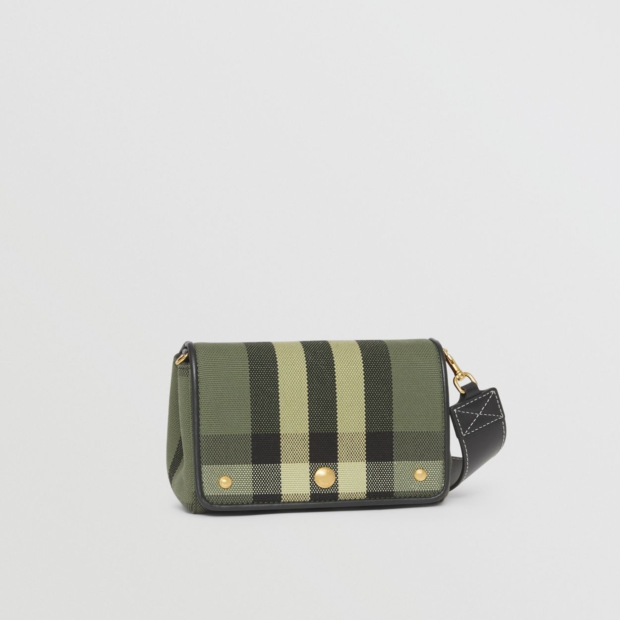 Small Check Canvas Crossbody Bag - 9