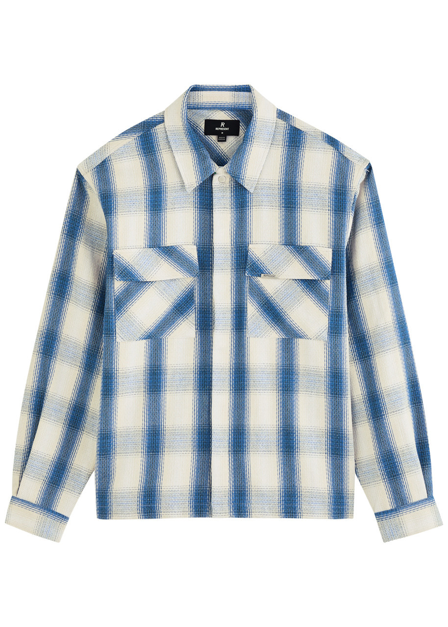 Represent Season Checked Cotton-blend Shirt - 1