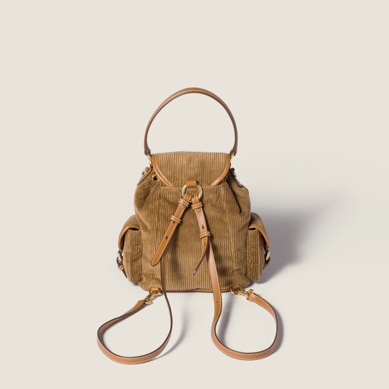 Corduroy backpack 4