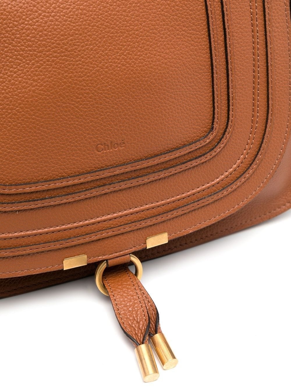 Marcie grained-leather tote bag - 4