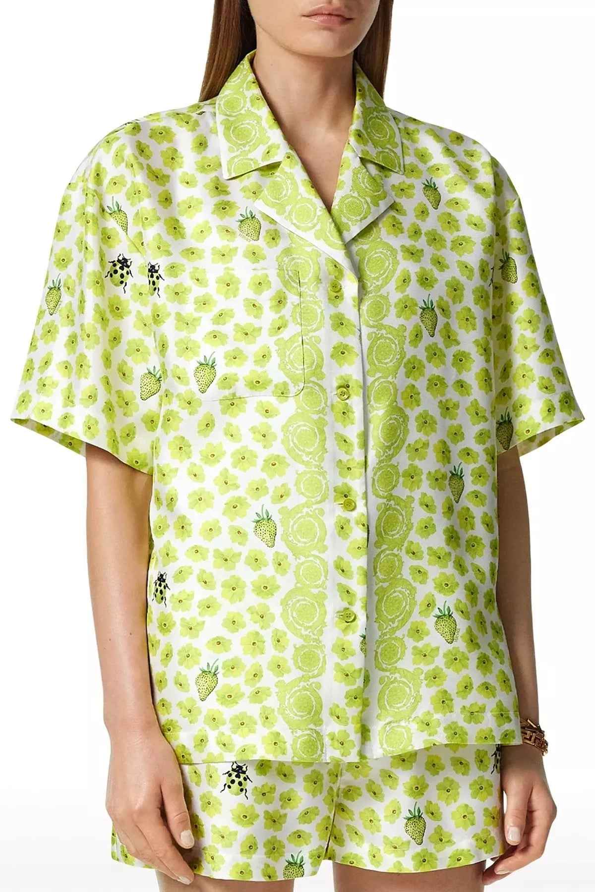 Versace Women 'Strawberry Garden' Shirt - 2