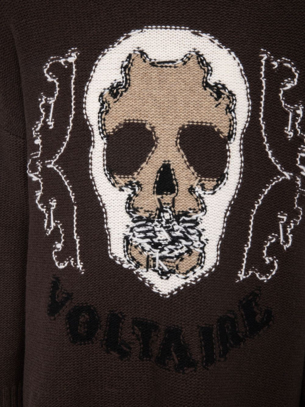 Bleeza skull-embellished turtleneck sweater - 6