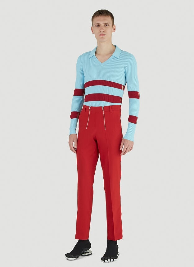 Talc Pants in Red - 2