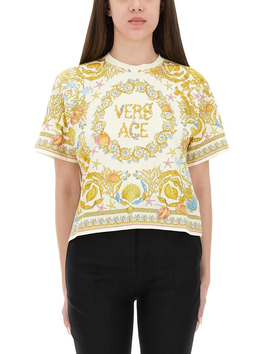 Versace "Underwater Baroque" T-Shirt - 1